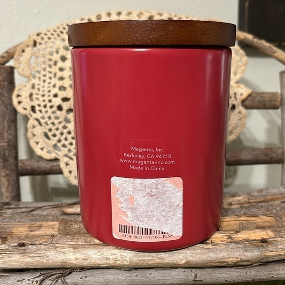 Rae Dunn Ceramic Merry Cellar Canister Jar with SNOWFLAKE Lid - Picture 3 of 10